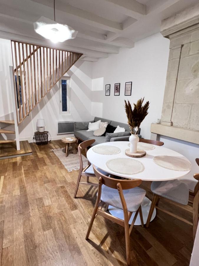 Le Jeanne, Appartement En Duplex Proche Forteresse Et Centre Ville Chinon Extérieur photo
